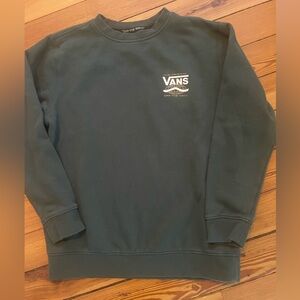Vans Dark Green Crewneck Sweatshirt